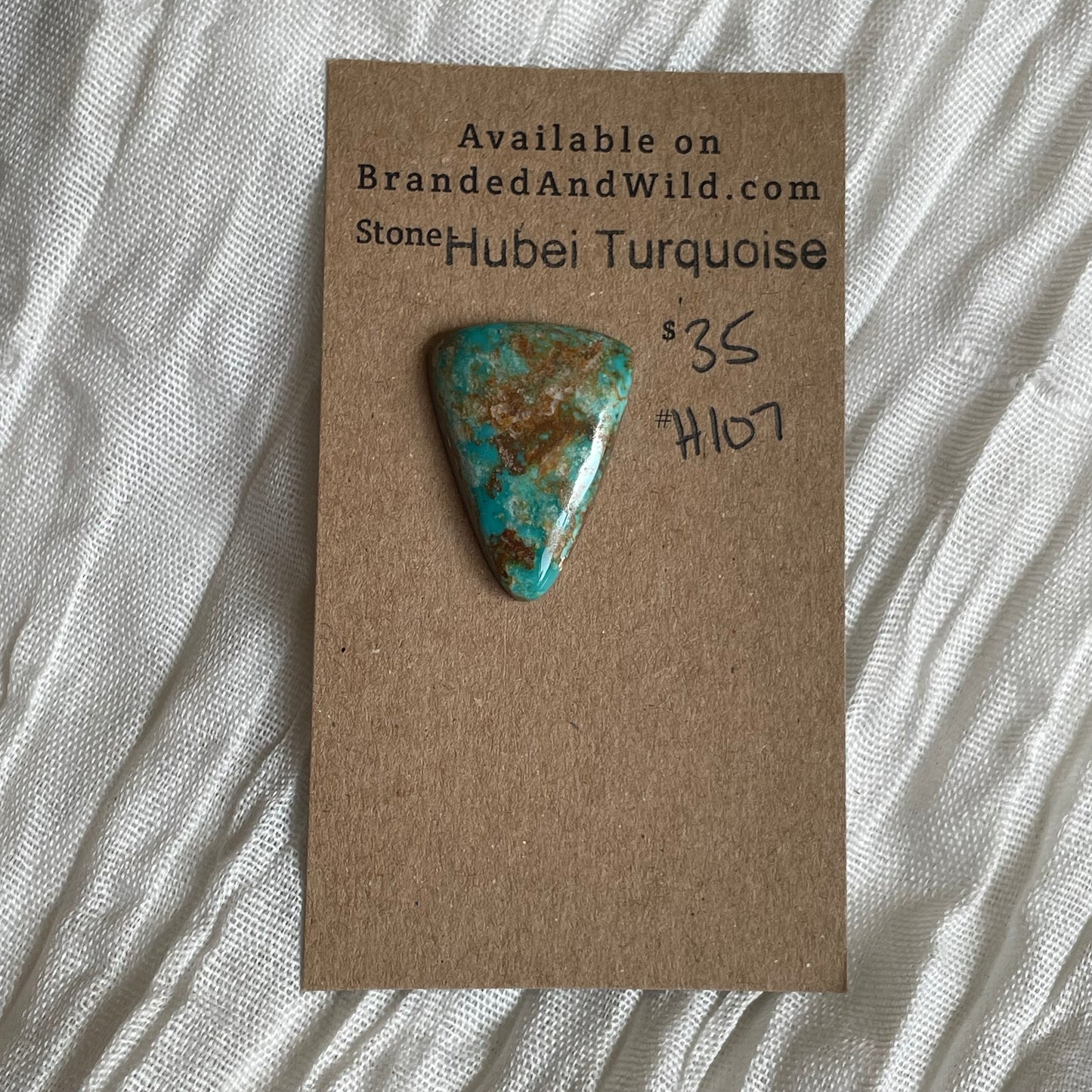 Hubei Turquoise Cabochon - H107 1C4A5E4A-38FE-41BA-931B-4D3F616CC861 Brandedandwild.com