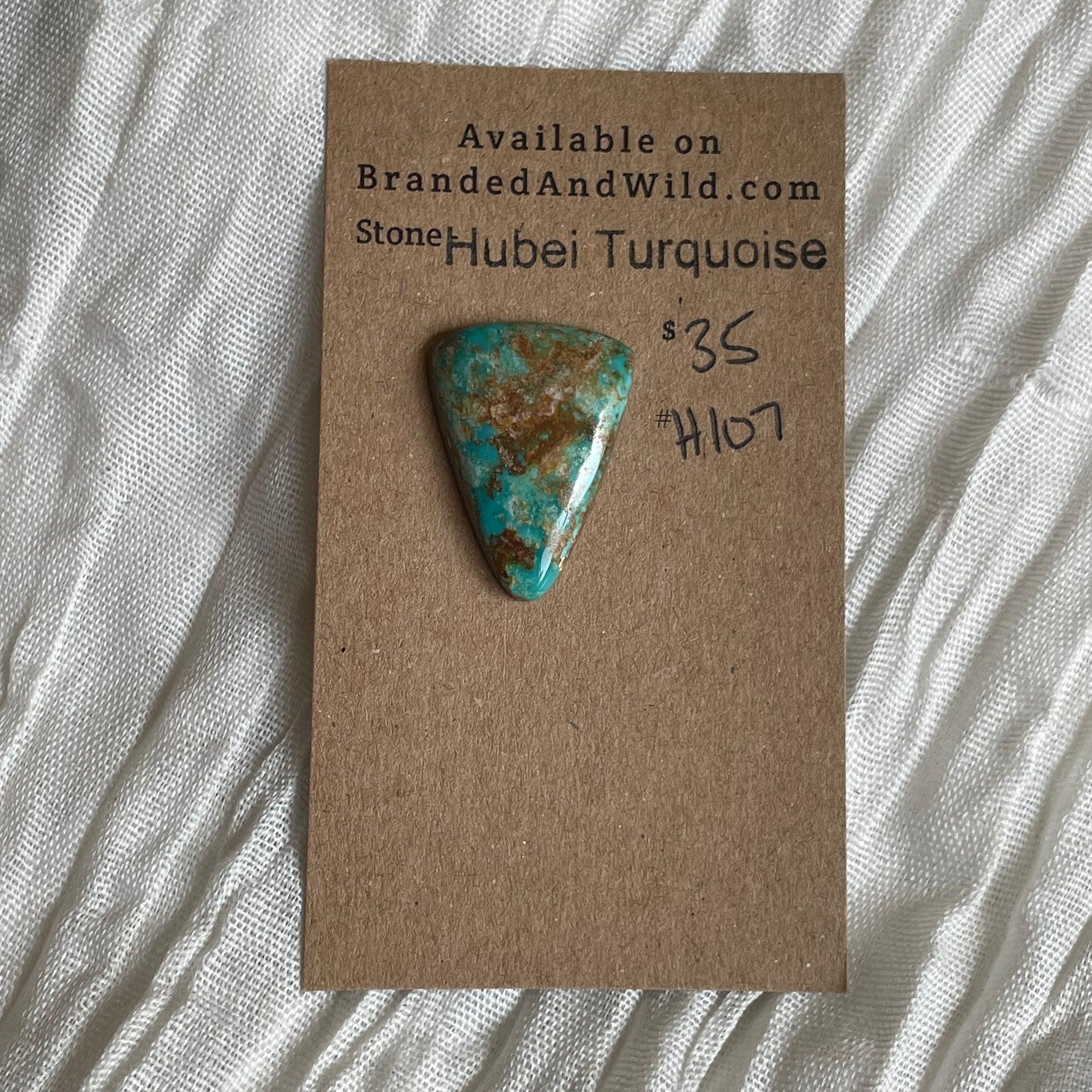 Hubei Turquoise Cabochon - H107 1C4A5E4A-38FE-41BA-931B-4D3F616CC861 Brandedandwild.com