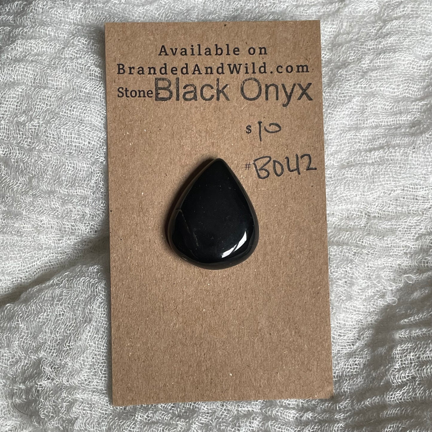 Black Onyx - Cabochon - BO42