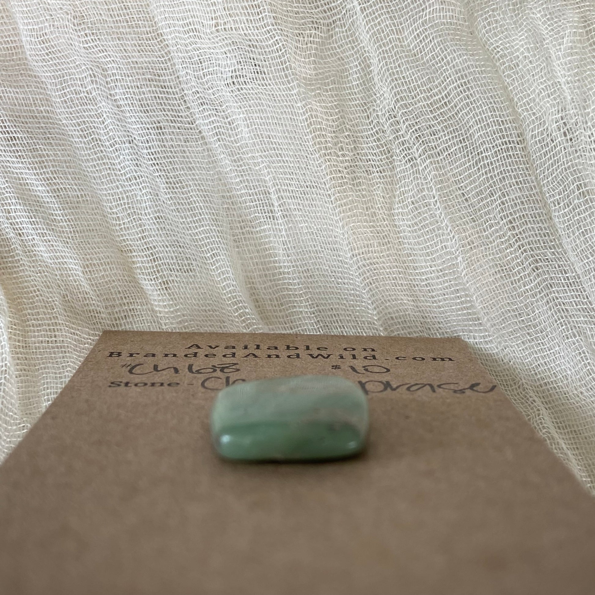 Chrysoprase Cabochon - Ch68 1C6DF60C-1FE2-4180-AAA2-683E9FFA06D8 Brandedandwild.com