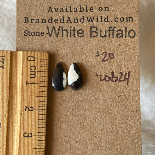 White Buffalo Cabochon - WB24