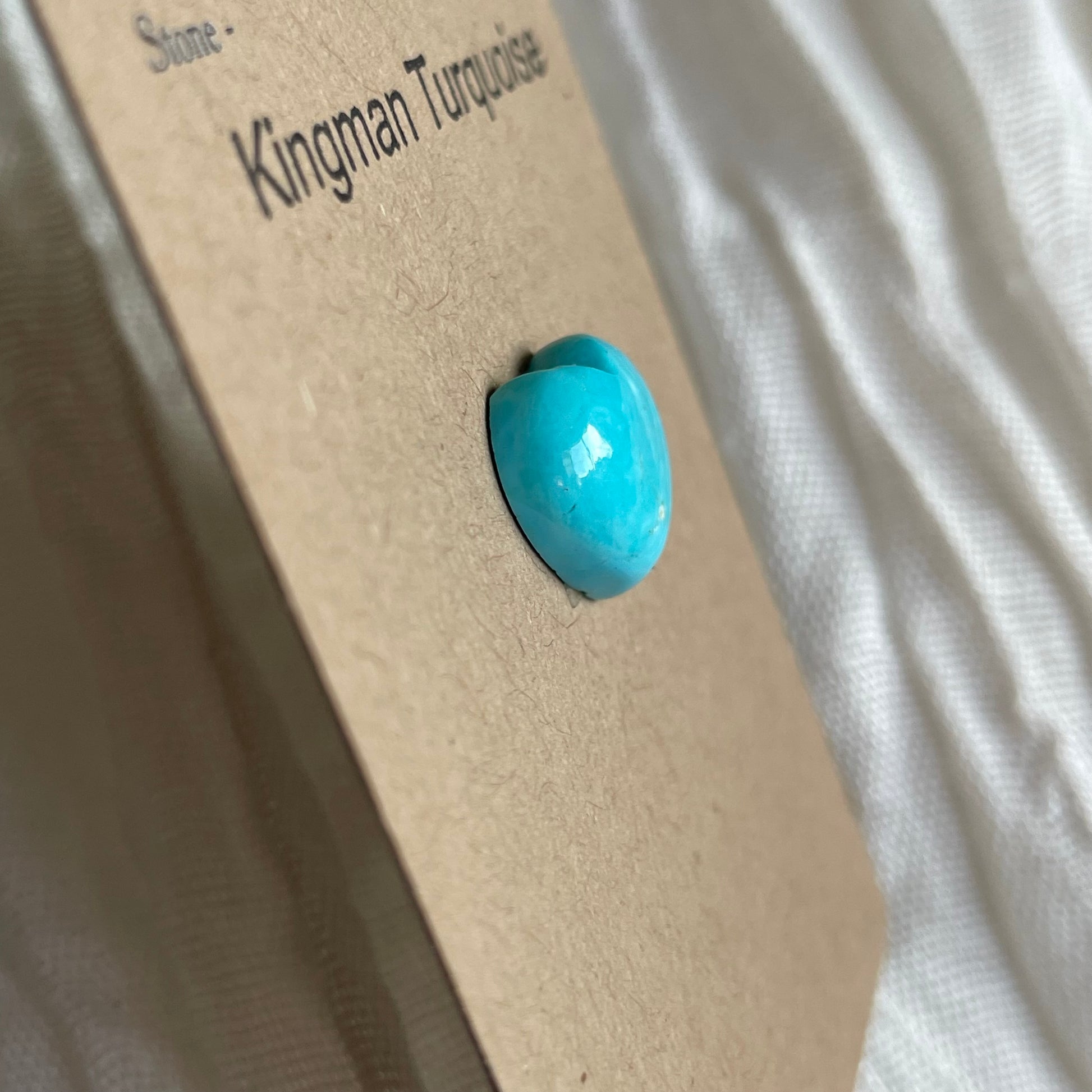 Kingman Turquoise Cabochon - KT103 1C9AAF99-ED86-44C6-9EA7-340EEB95E99A Brandedandwild.com