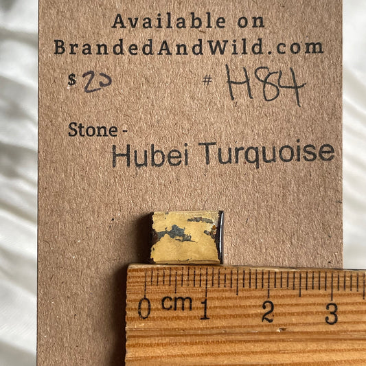 Hubei Turquoise Cabochon - H84 1CA36216-87AD-4C6F-9664-EA5D41FA1EA4 Brandedandwild.com