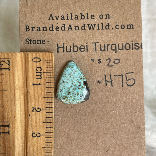 Hubei Turquoise Cabochon - H75 1CA89418-AD4E-410C-B877-05D5AB00E5B7 Brandedandwild.com