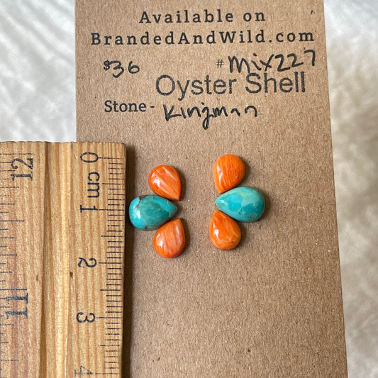 Kingman / Oyster Shell Cabochon - Mix227 1CAB3D64-FE47-435F-A8E0-812781EF3FB1 Brandedandwild.com