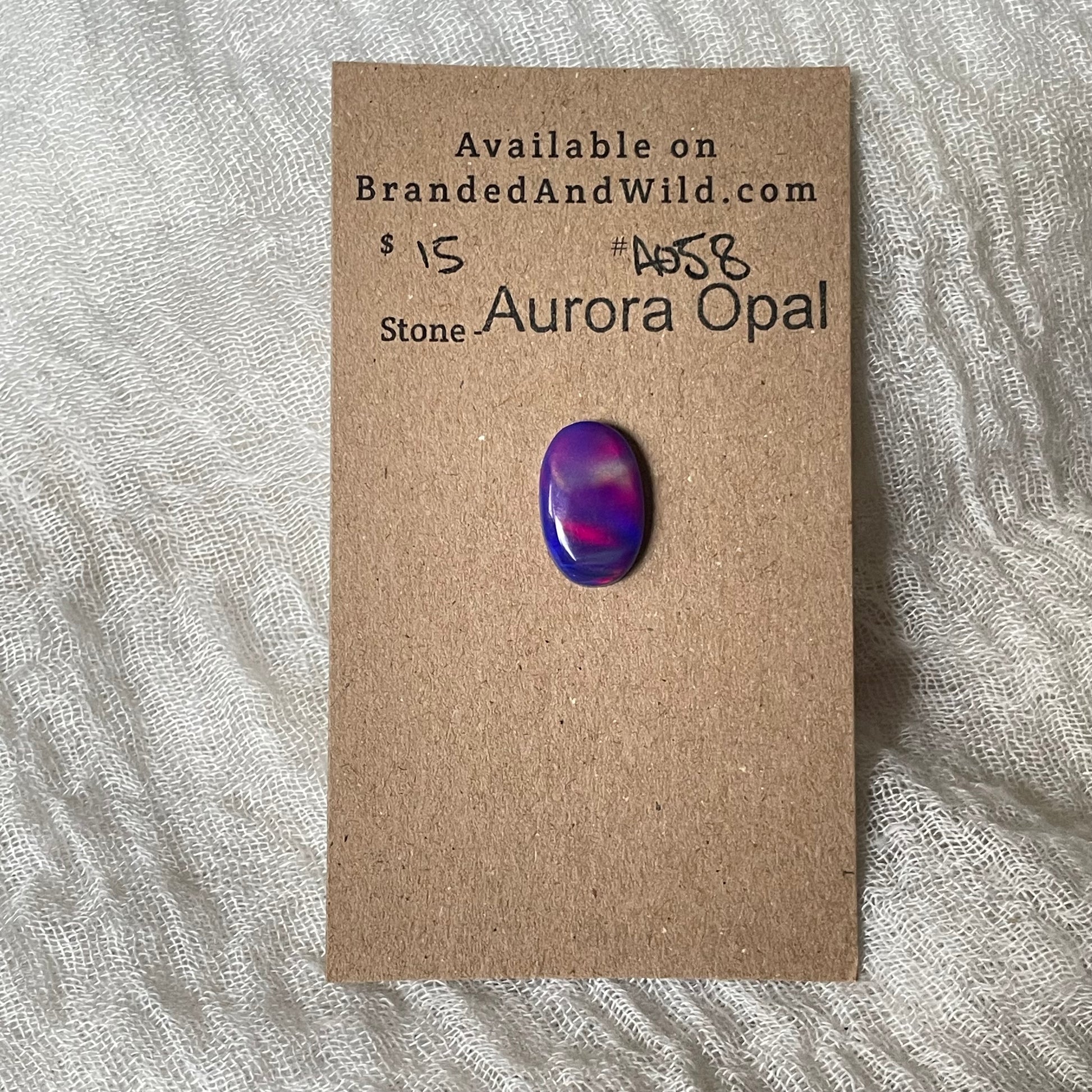 Aurora Opal Cabochon - A058 1CAF0A43-5683-4C93-B3EB-8D52FE990C0D Brandedandwild.com