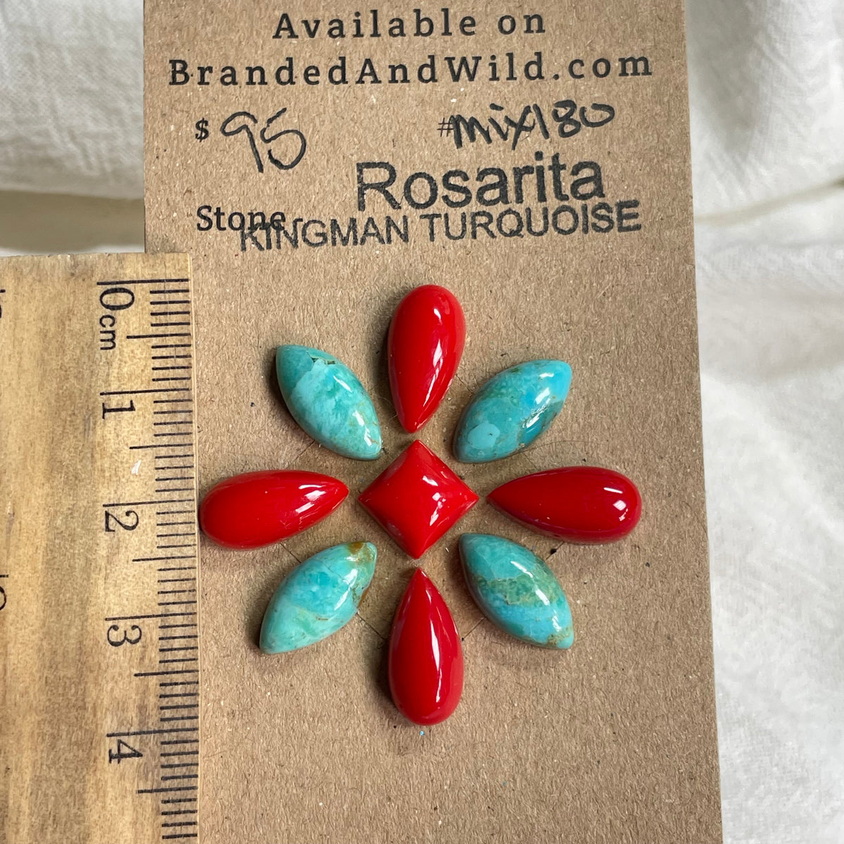 Rosarita / Kingman Cabochon - MIX180 1D108401-696D-40E5-99B8-0DFFC404F06F Brandedandwild.com
