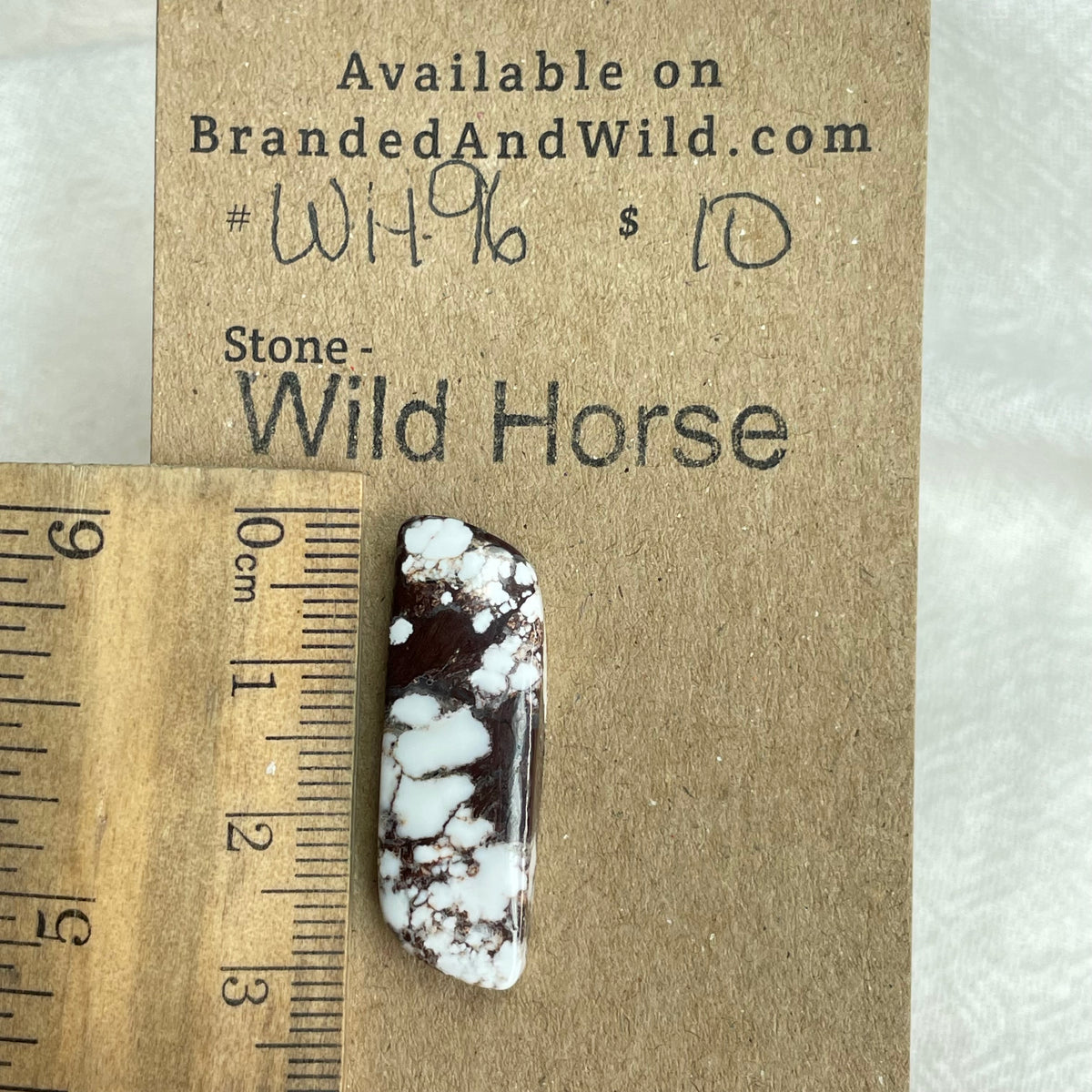 Wild Horse Cabochon - WH96 1D1CD4E3-050F-46C5-9A98-A9423E9E2AB8 Brandedandwild.com