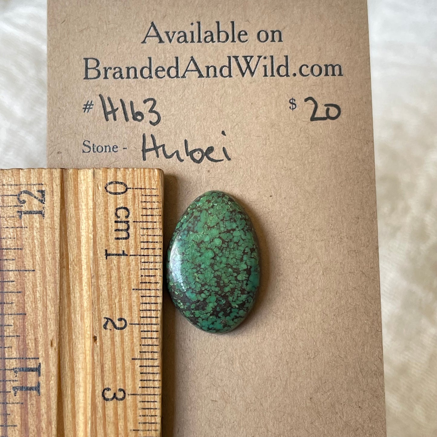 Hubei Turquoise Cabochon - H163 1D23B3EC-53FA-48DE-B5E5-0D29AA76781D Brandedandwild.com