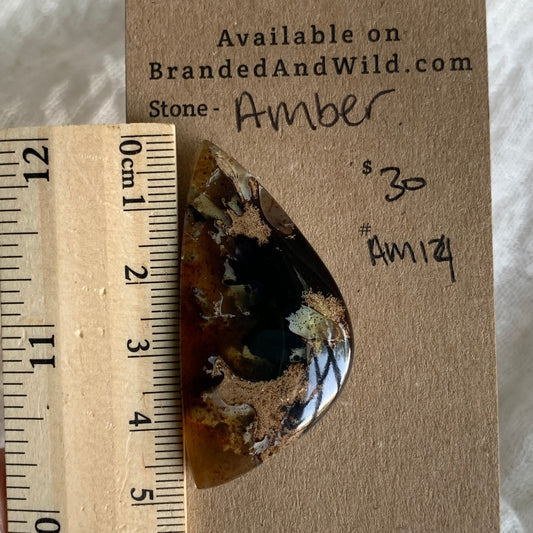 Amber Cabochon AM14