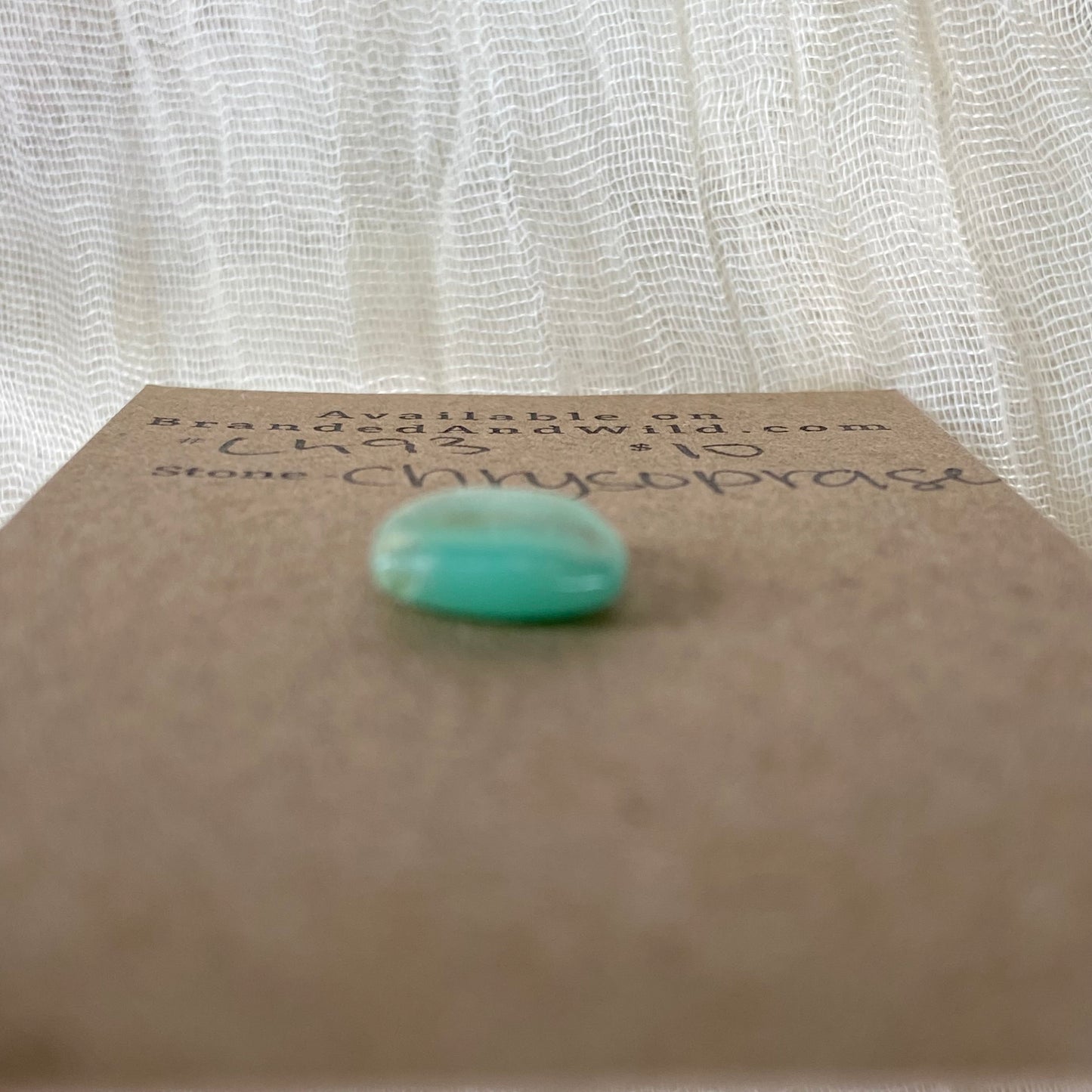 Chrysoprase Cabochon - Ch93 1D310B7D-D85D-4D9D-A653-1EED8F439DE4 Brandedandwild.com