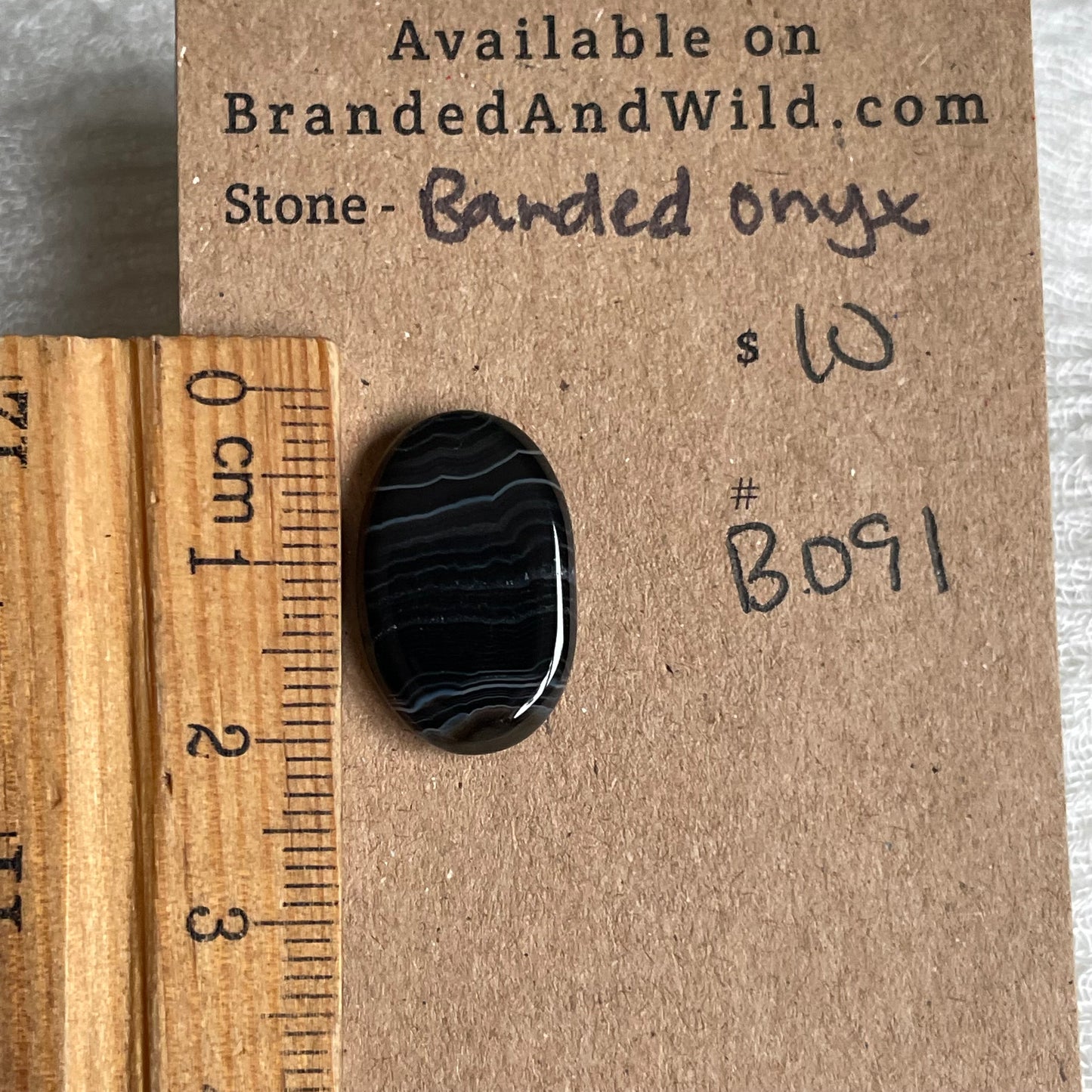 Black Onyx - Cabochon - BO91