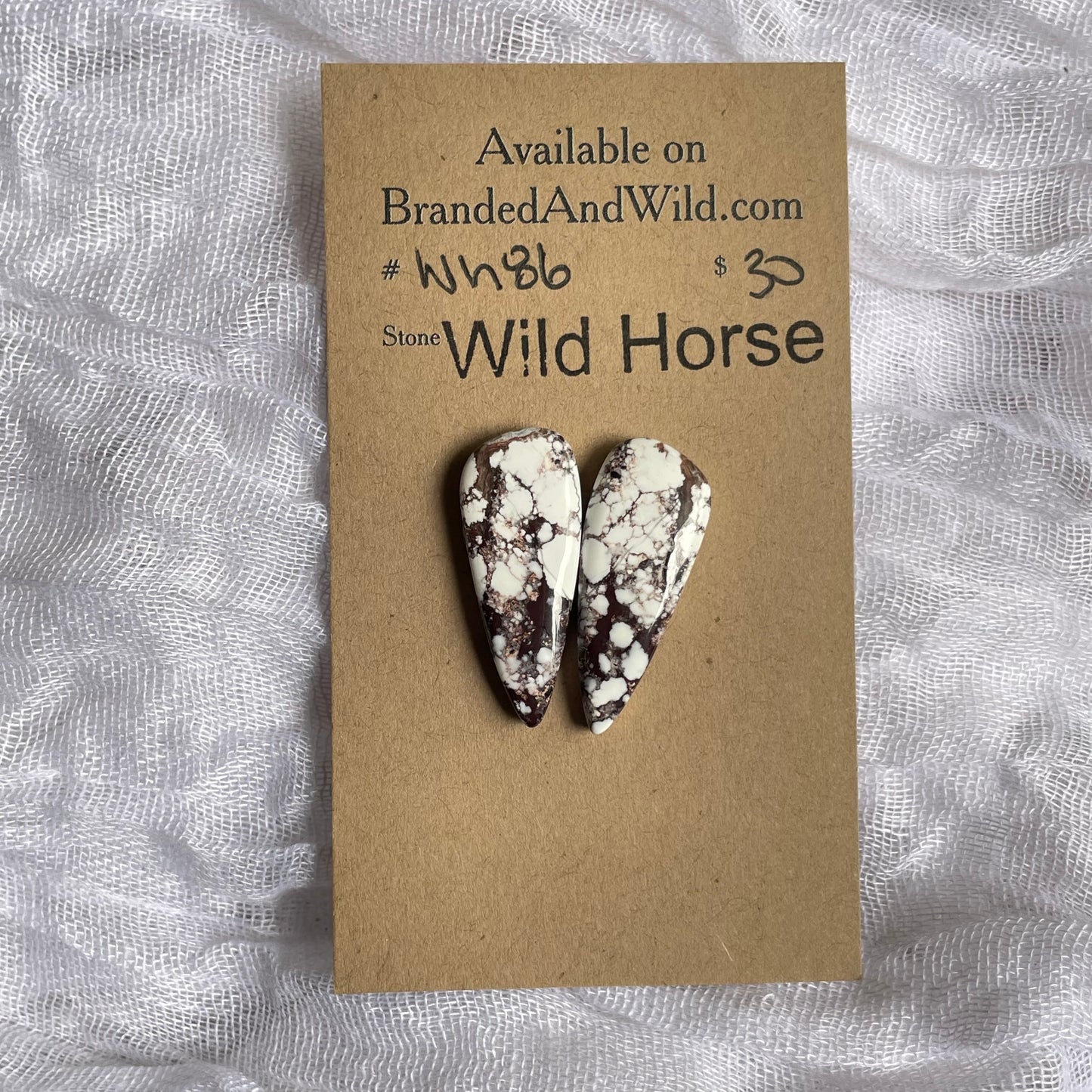 Wild Horse Cabochon - WH86 1D634D3D-2280-4829-AB13-11C2D0EB1187 Brandedandwild.com