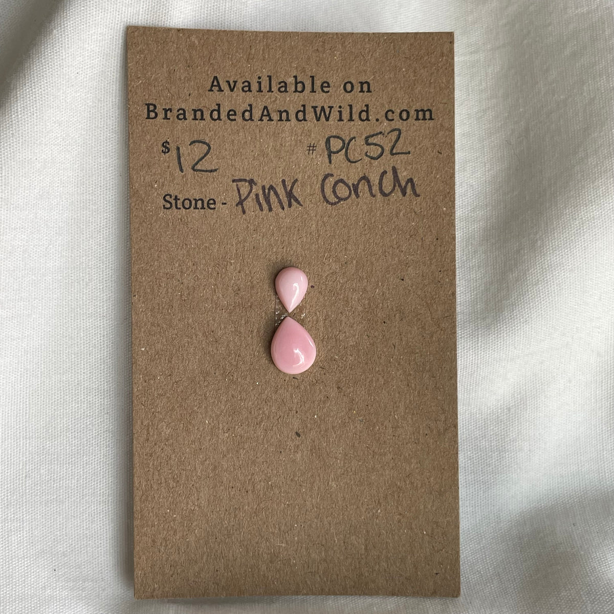 Pink Conch Cabochon - PC52 1D6E7C9F-3351-4A5C-8576-4C0A285D8F83 Brandedandwild.com