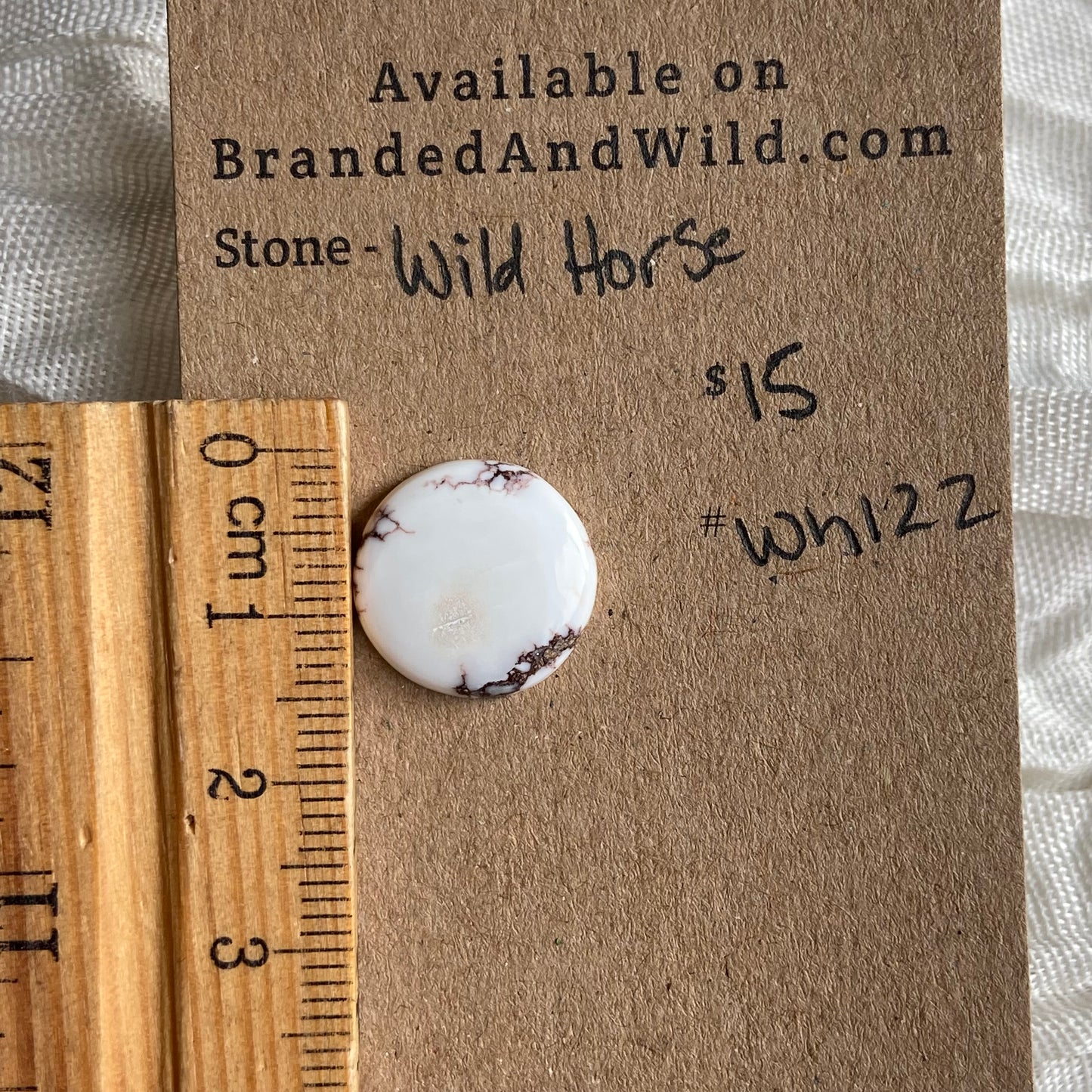Wild Horse Cabochon - WH122 1D869A38-8634-44AA-9D4F-D0047238ACA9 Brandedandwild.com