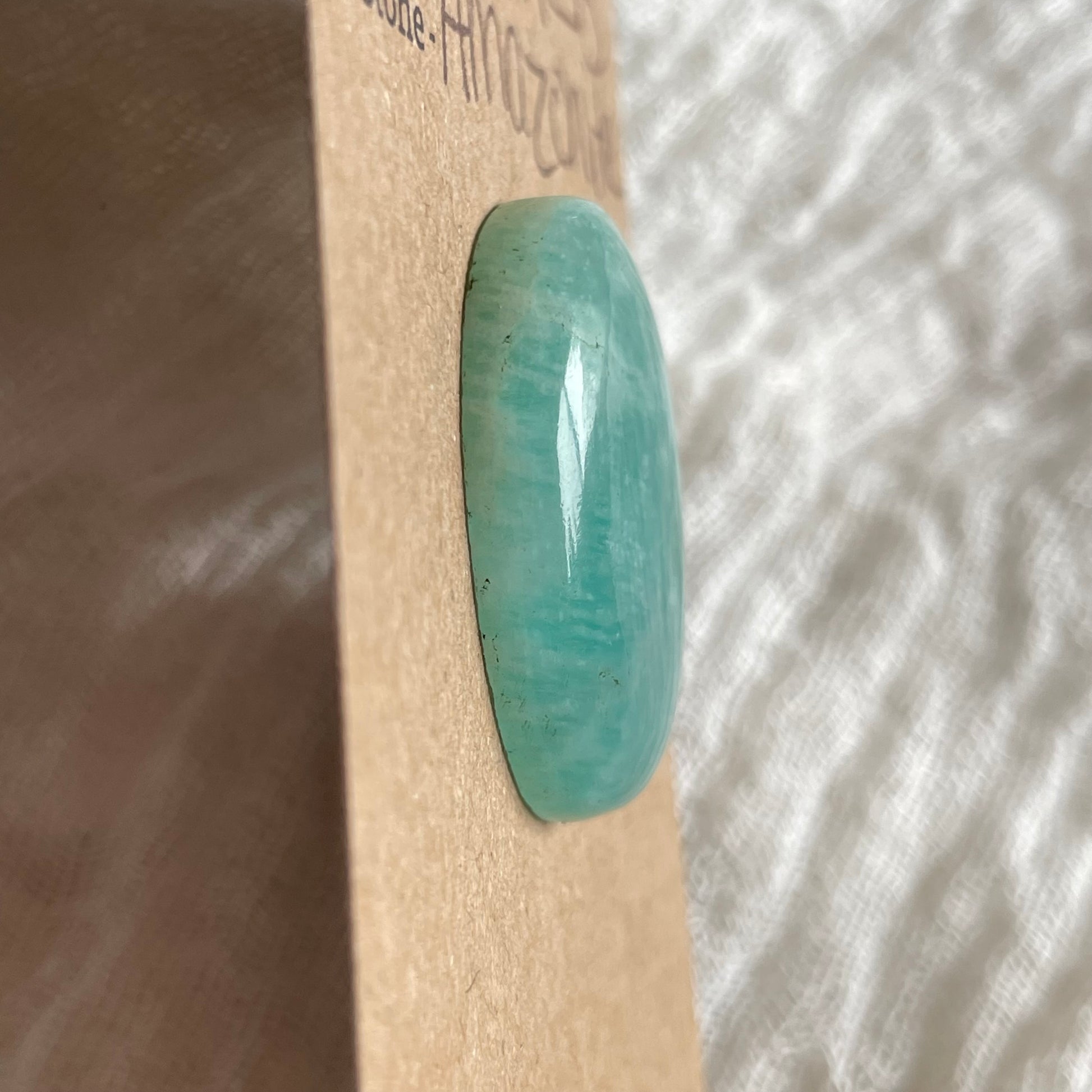 Amazonite Cabochon - AZ15 1D8AC822-541A-46AB-8BED-BF94EA3E4003 Brandedandwild.com