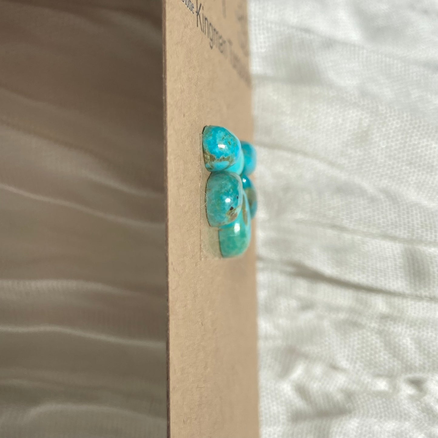 Kingman Turquoise Cabochon - KT104 1D9E5B13-EA8B-4E15-B654-77BA640A88A1 Brandedandwild.com