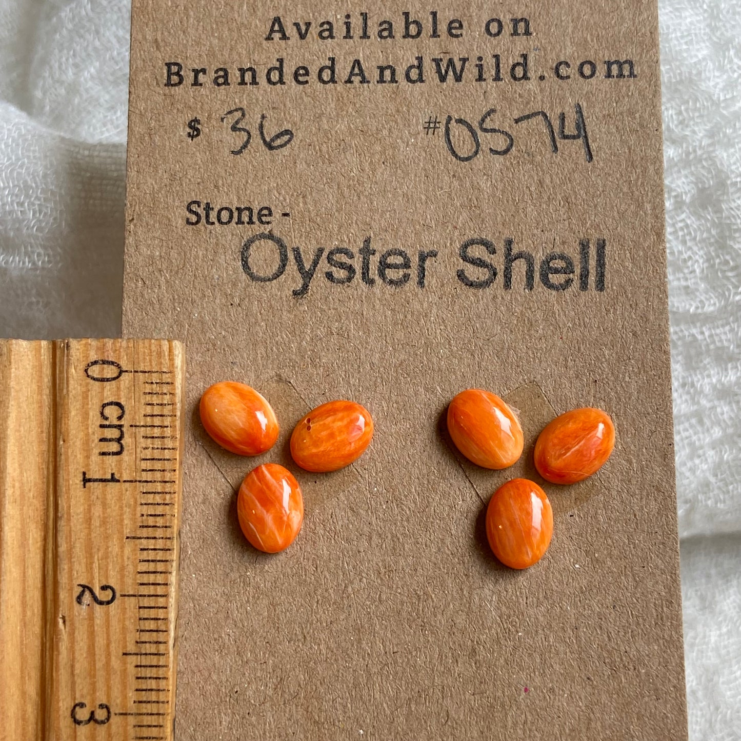 Oystershell Cabochon - OS74 1DA1950E-0F31-4A20-8142-229DF55F171C Brandedandwild.com