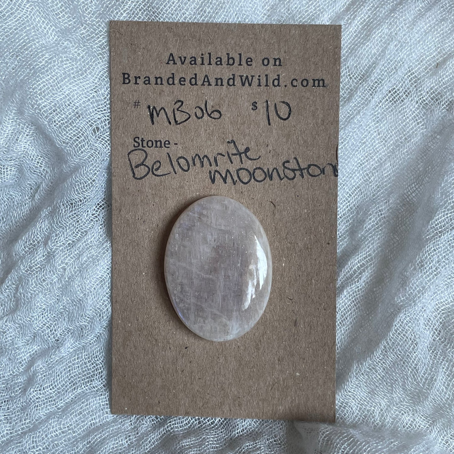 Belomrite Moonstone Cabochon - MB06