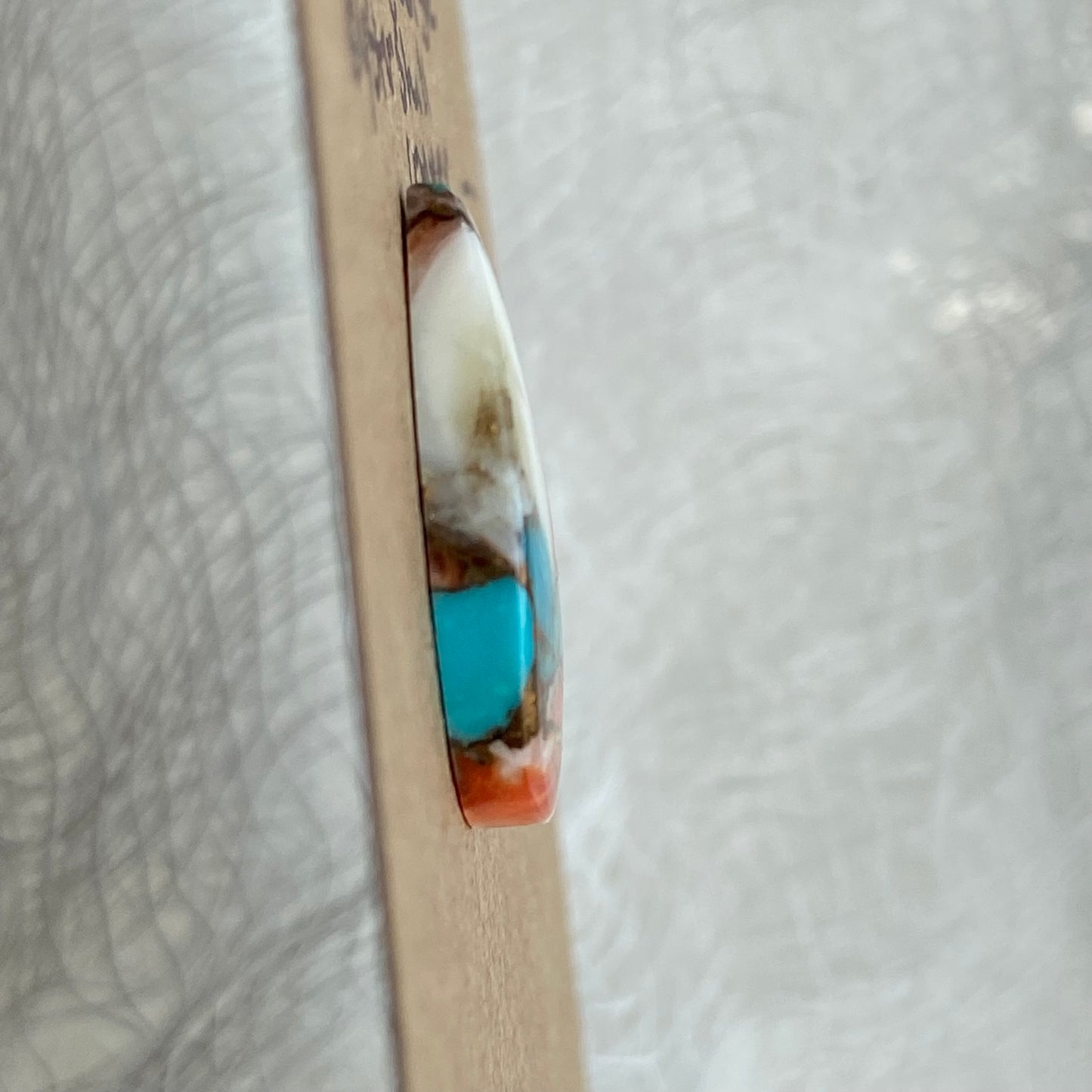 Turquoise, Oystershell, Copper Cabochon - TOC20