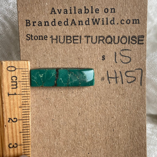 Hubei Turquoise Cabochon - H157 1DDD83B8-B68C-4A7C-B338-285BBA96F9E8 Brandedandwild.com