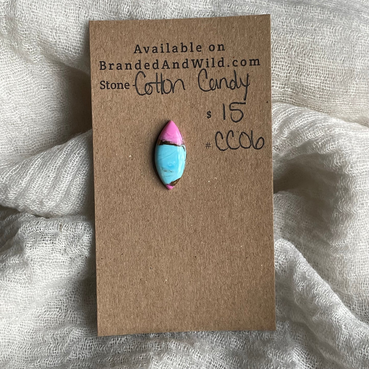 Cotton Candy Cabochon - CC06 1DEF82C9-43FF-4F93-8C4C-57B16111FD62 Brandedandwild.com