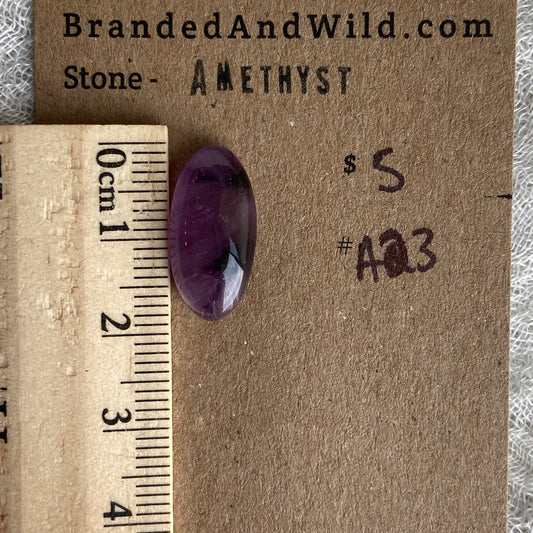 Amethyst Cabochon - A23