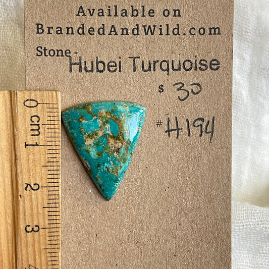 Hubei Turquoise Cabochon - H194 1E1E7F48-DD42-4841-AFC4-81A32E4A1564 Brandedandwild.com