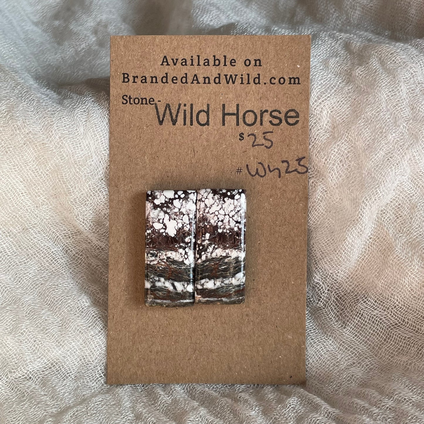 Wild Horse Cabochon - WH23 1E2AB384-6A7C-447E-907C-9D976800F1A8 Brandedandwild.com