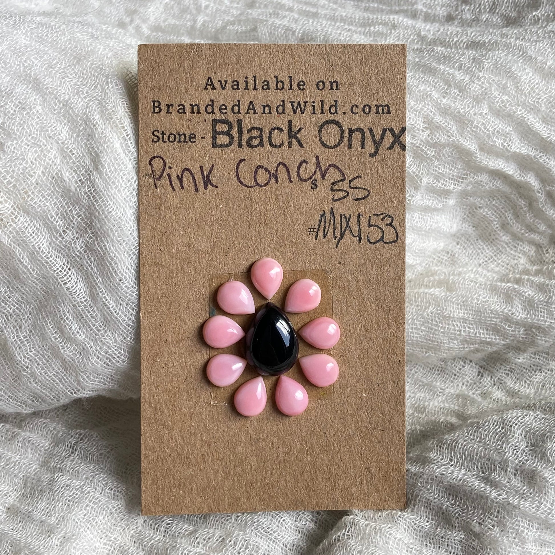 Black Conch / Pink Conch Cabochon - Mix153 1E2D6F9A-2414-4D31-B6BD-41DCE108978E Brandedandwild.com
