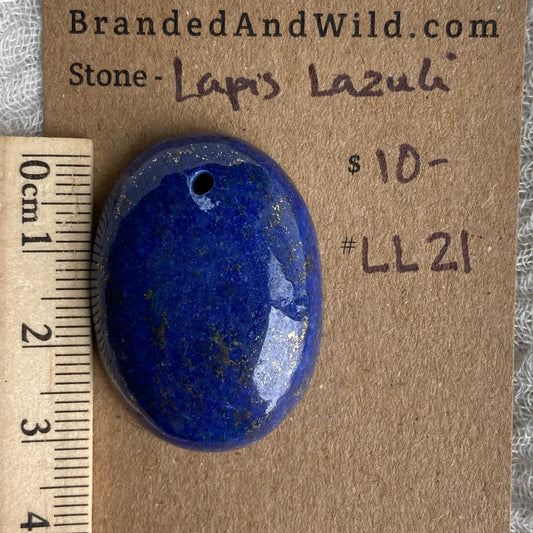 Lapis Lazuli Cabochon -Drilled- LL21