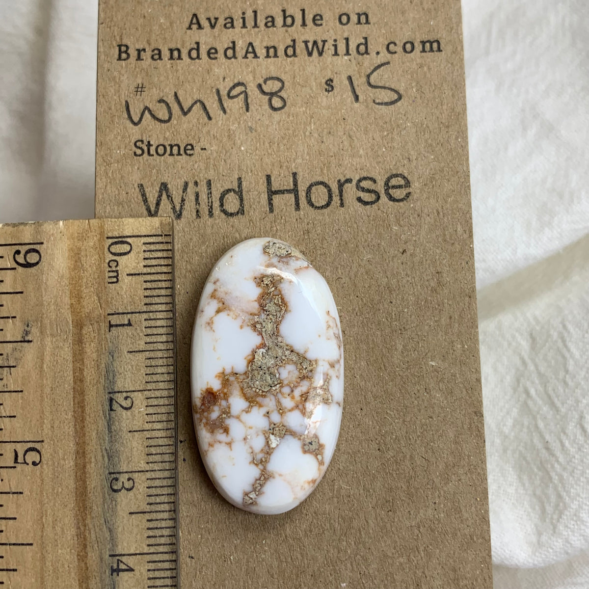 Wild Horse Cabochon - WH198 1E435D41-49D3-46FF-AEA2-78898A11A9D8 Brandedandwild.com