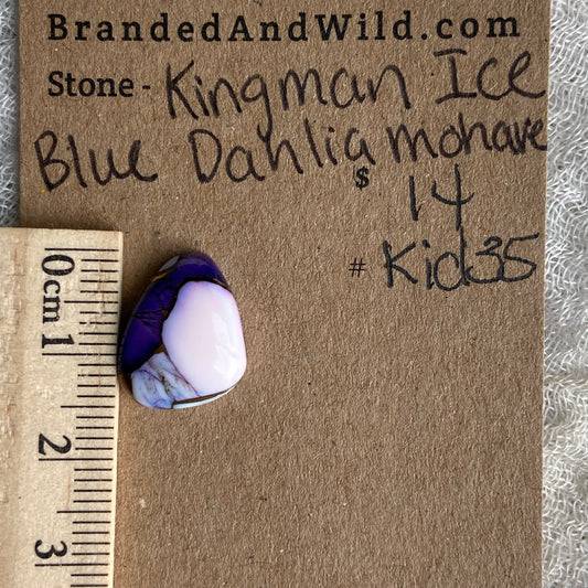 Kingman Ice Blue Dahlia Mohave - KID35