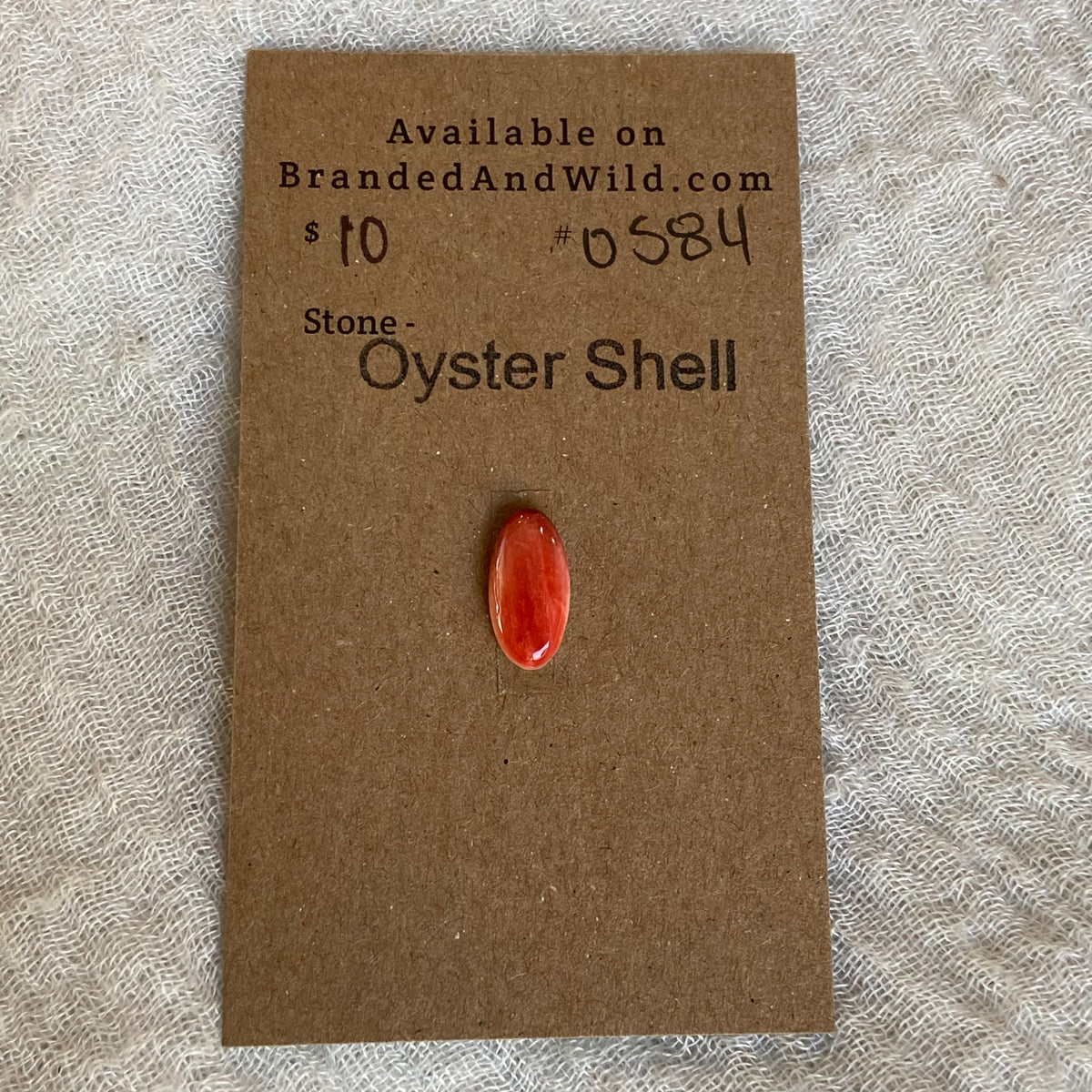 Oyster Shell Cabochon - OS84