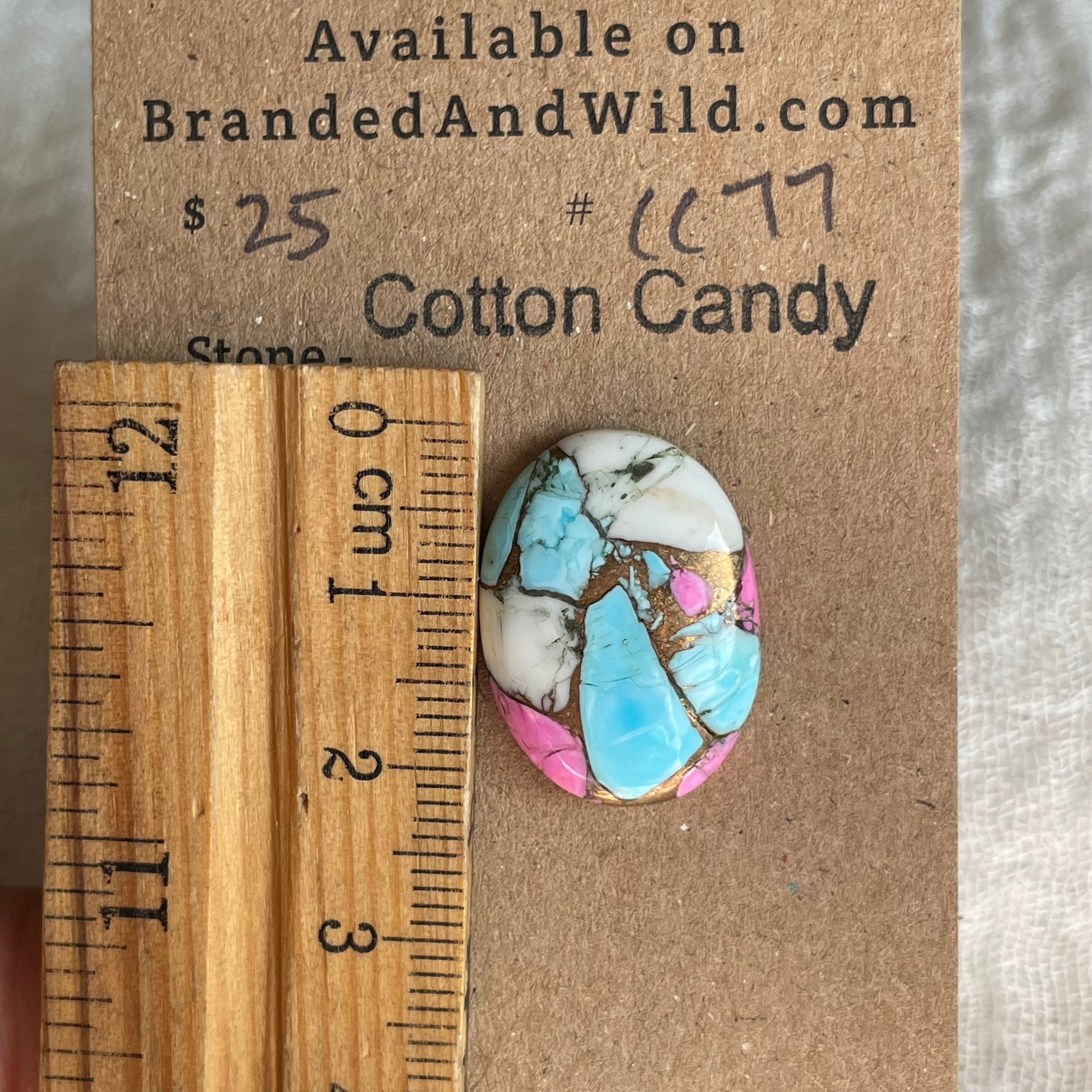 Cotton Candy Cabochon - CC77 1E8BDAE8-304A-48A0-BCCA-CF3571DD84AA Brandedandwild.com