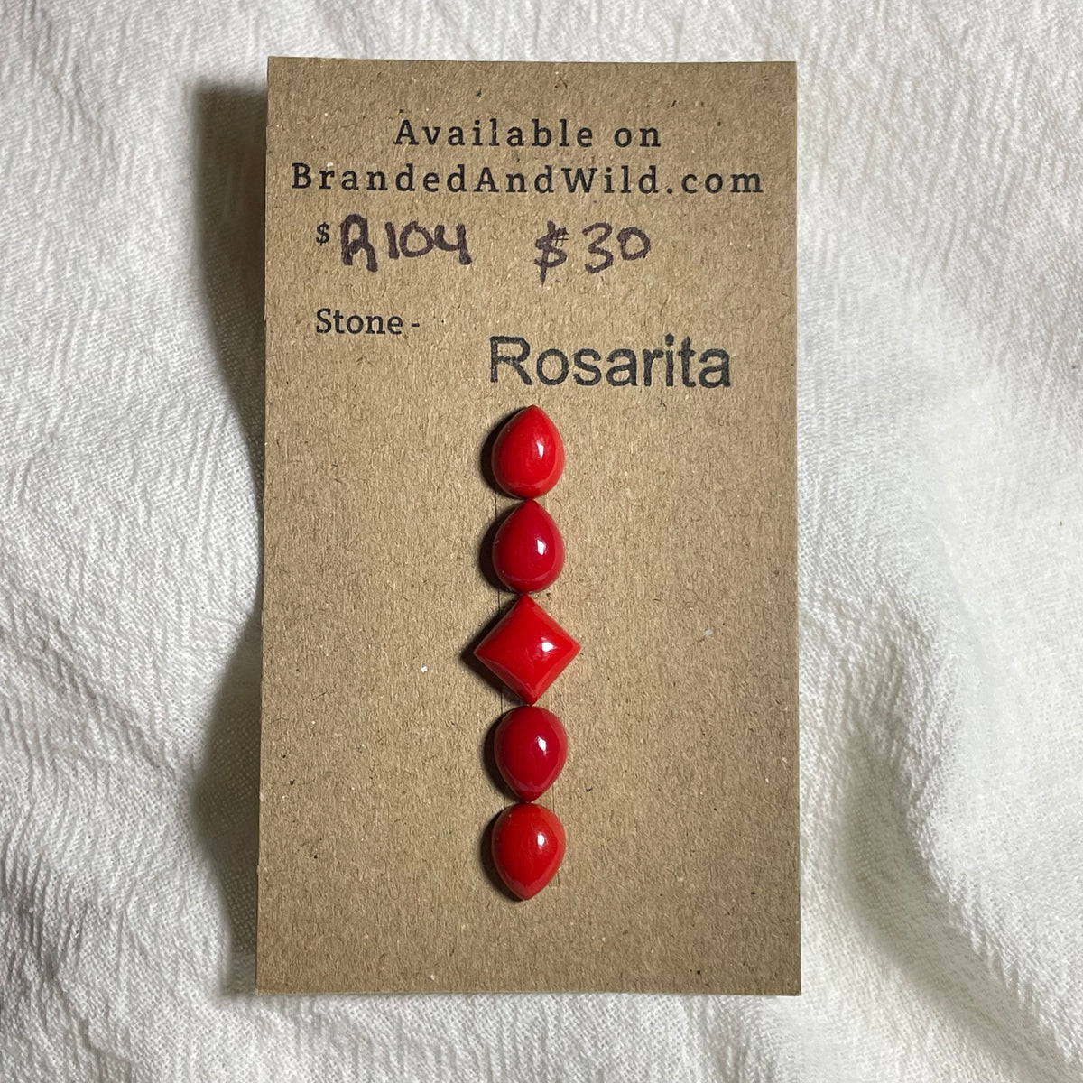 Rosarita - Cabochon - R104 1EAA2D8D-37E9-45D0-810D-9D89669371BE Brandedandwild.com