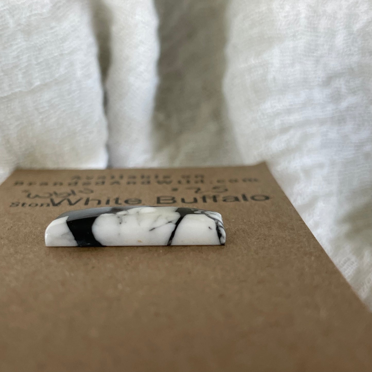 White Buffalo Cabochon - WB10