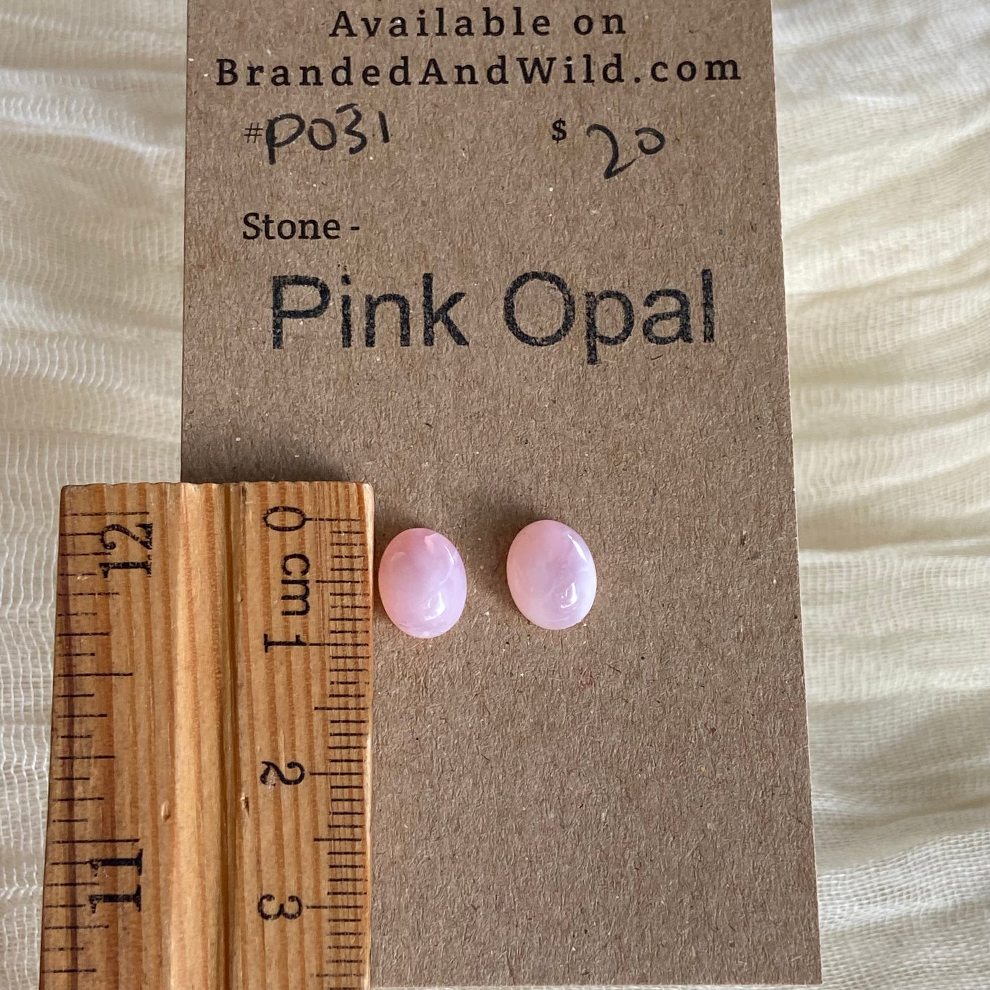 Pink Opal Cabochon - P031