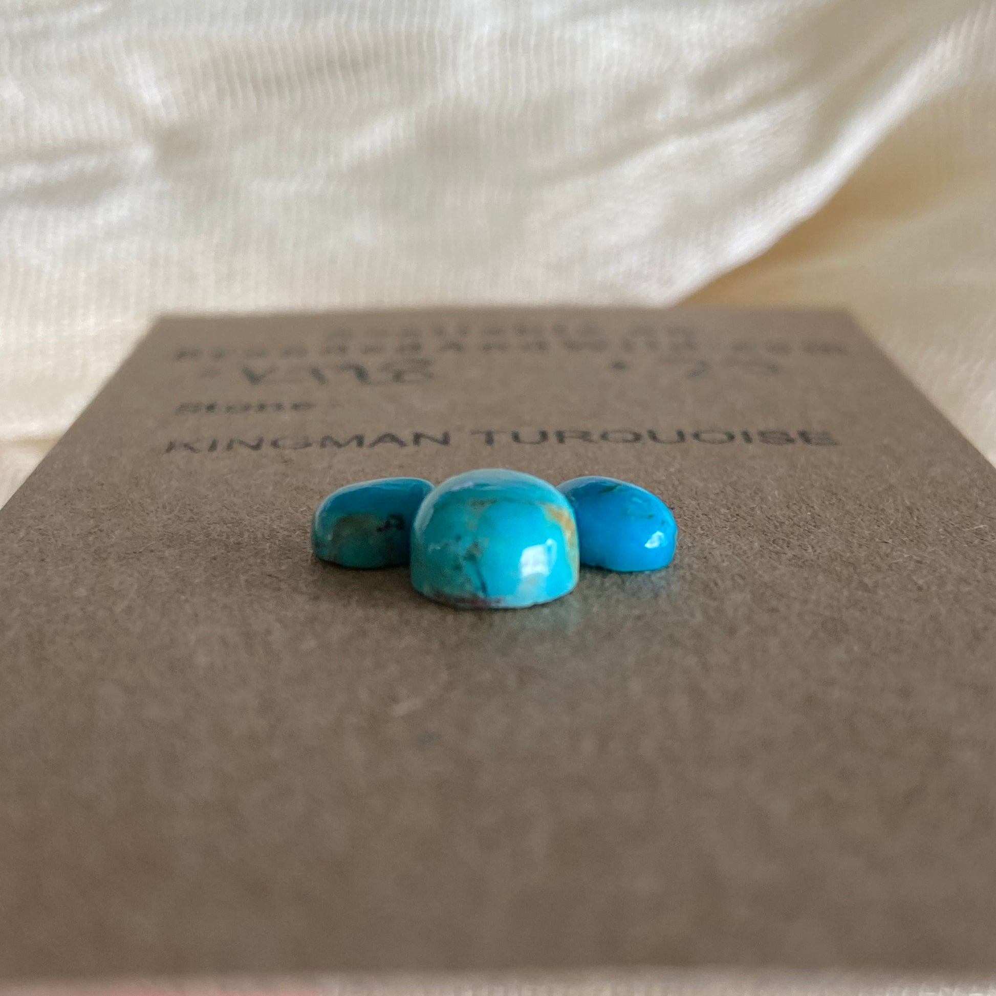 Kingman Turquoise Cabochon - KT28 1EC458B2-E6D8-4B0E-B5BF-975F33FE5515 Brandedandwild.com