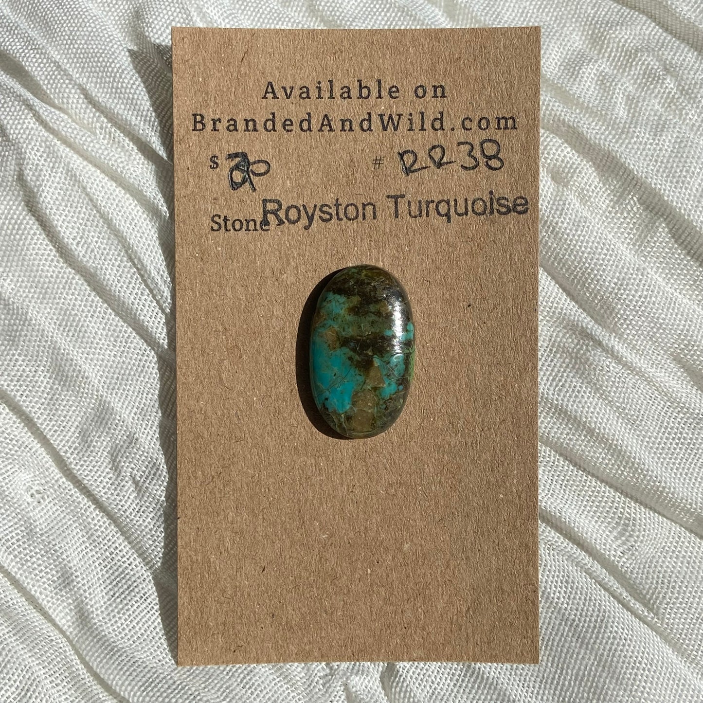 Royston Ribbon Turquoise Cabochon RR38 1ECDF9F8-E70A-4960-9689-7A0505DB30BE Brandedandwild.com
