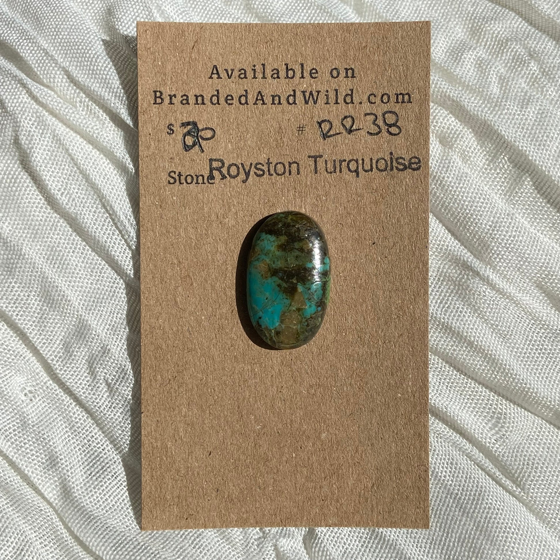Royston Ribbon Turquoise Cabochon RR38 1ECDF9F8-E70A-4960-9689-7A0505DB30BE Brandedandwild.com