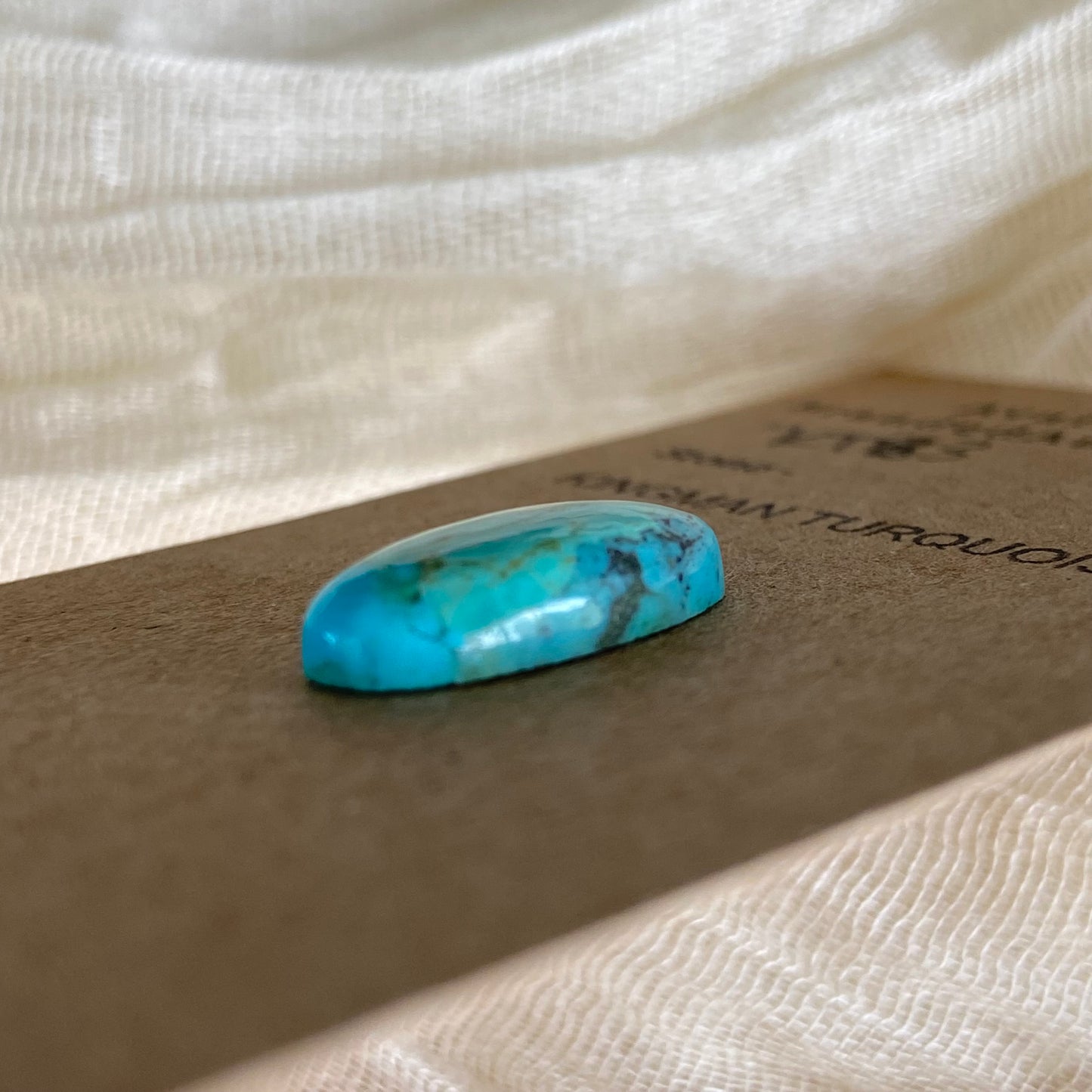 Kingman Turquoise Cabochon - KT83 1F405CB7-2377-4CEA-9E6A-2756E50B9268 Brandedandwild.com