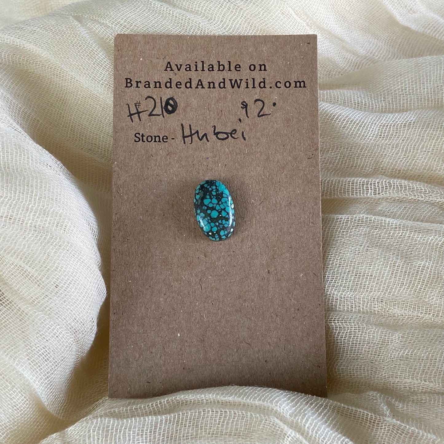 Hubei Turquoise Cabochon - H210 1F4EC614-D4FC-40A8-993D-D4E409DF8217 Brandedandwild.com