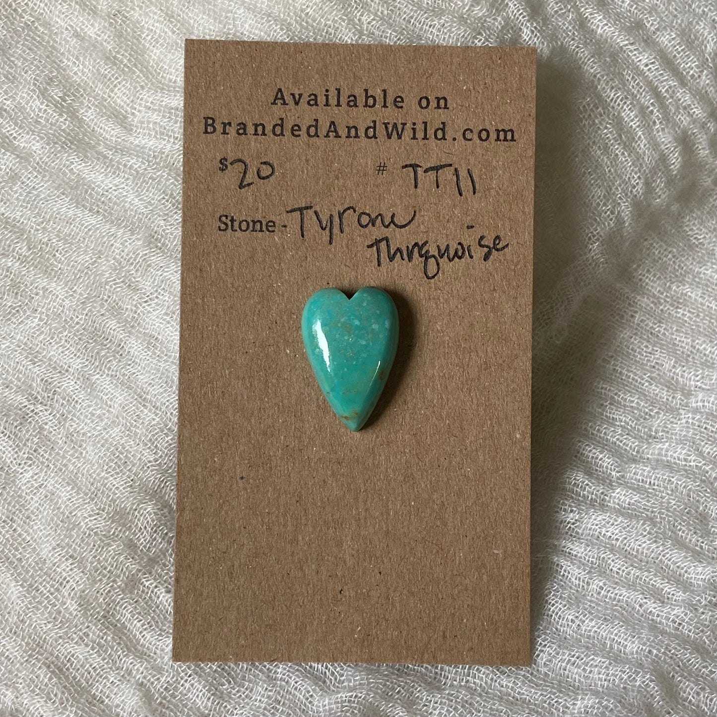 Tyrone Turquoise Cabochon - TT11 1F6A180B-AADF-4089-AAFF-E35F7D3C5FDA Brandedandwild.com