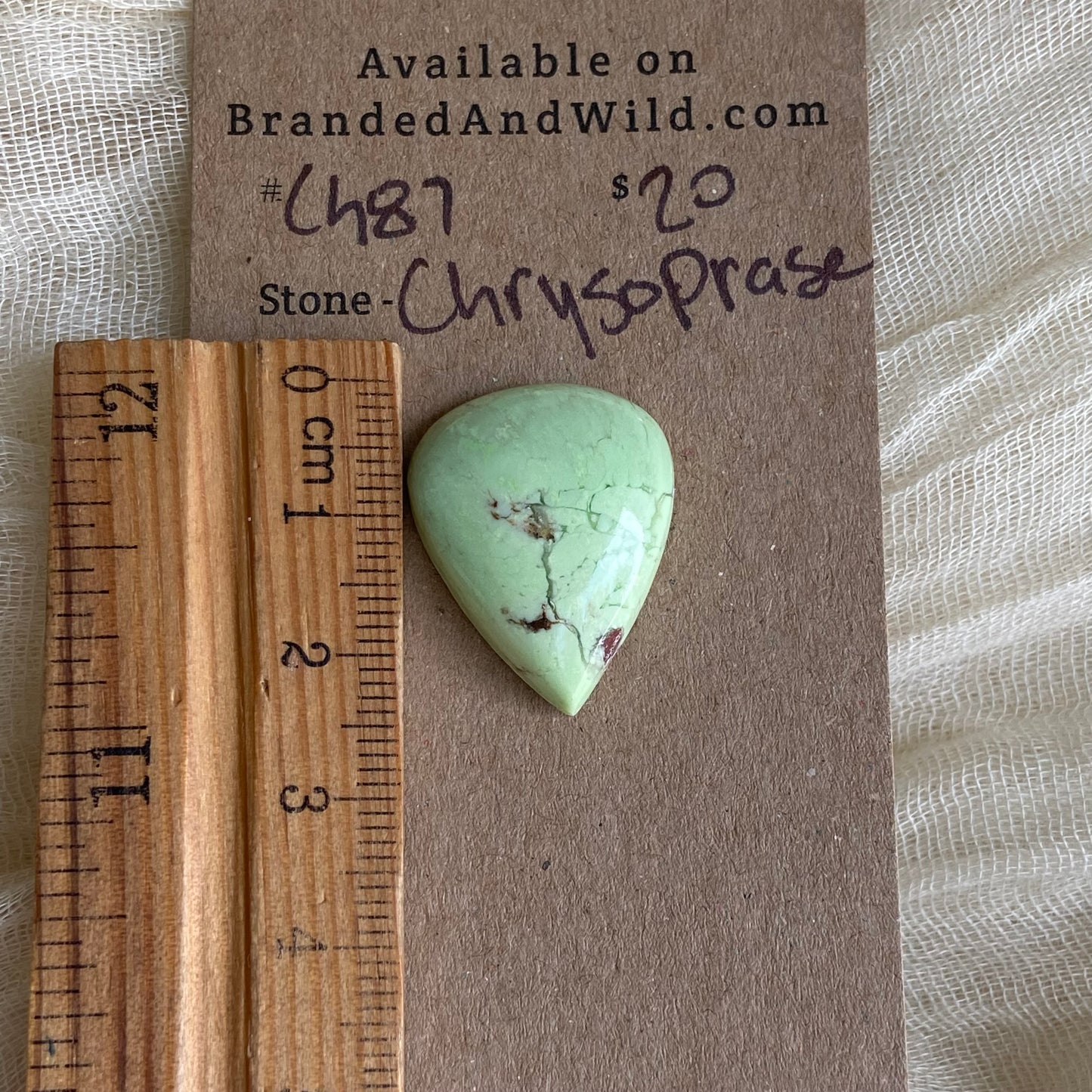 Chrysoprase Cabochon - Ch87