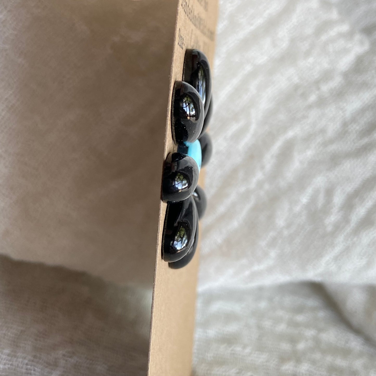 Golden Hill Black Onyx Cabochon - GB01