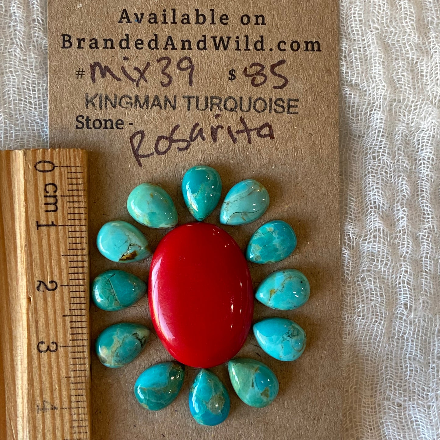 Rosarita / Kingman Cabochon - MIX39