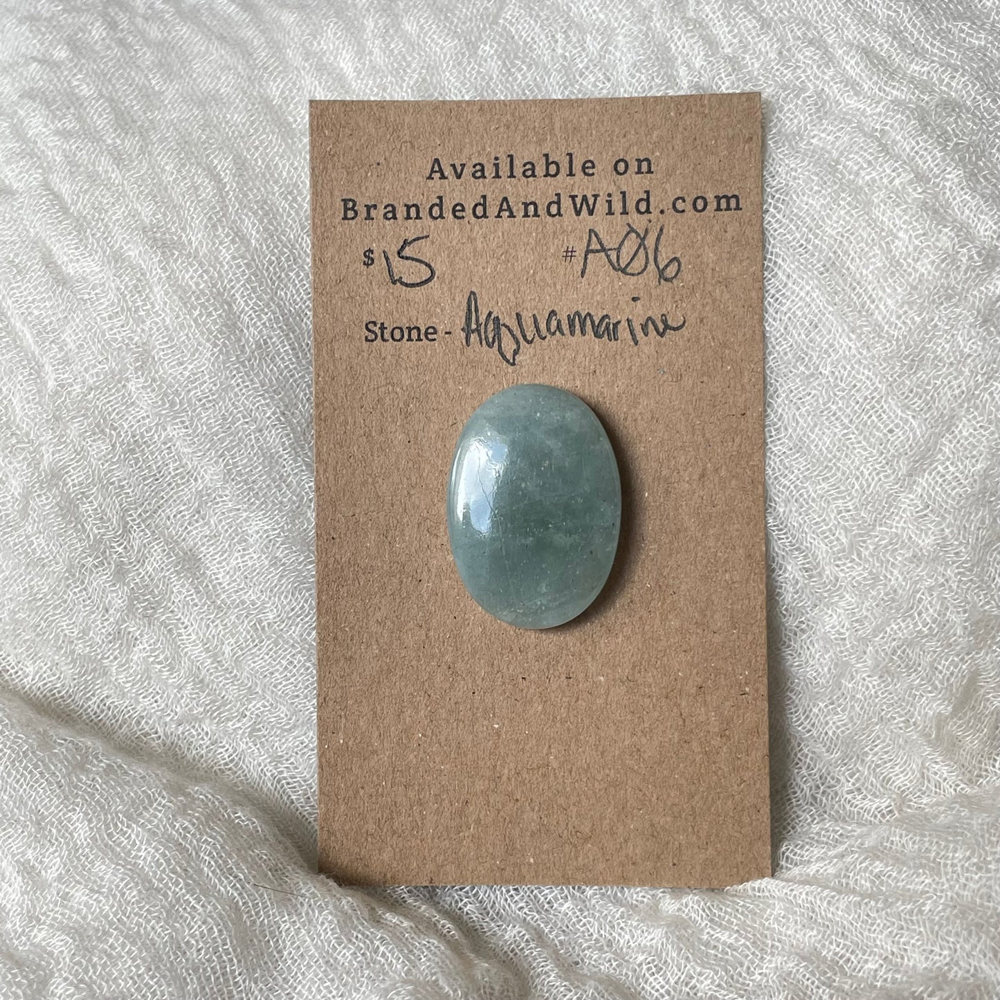 Aquamarine Cabochon AQ6 1F95621F-1506-49CD-95CF-39112DE3D203 Brandedandwild.com