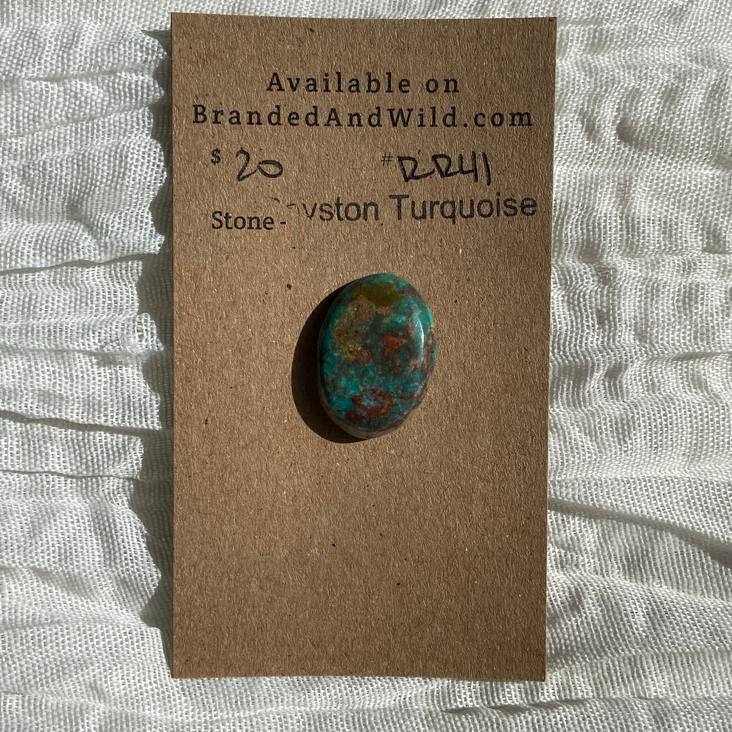 Royston Ribbon Turquoise Cabochon RR41 1F9AB5A3-2E5B-4EC6-BA7D-AB1EB3EEEA67 Brandedandwild.com