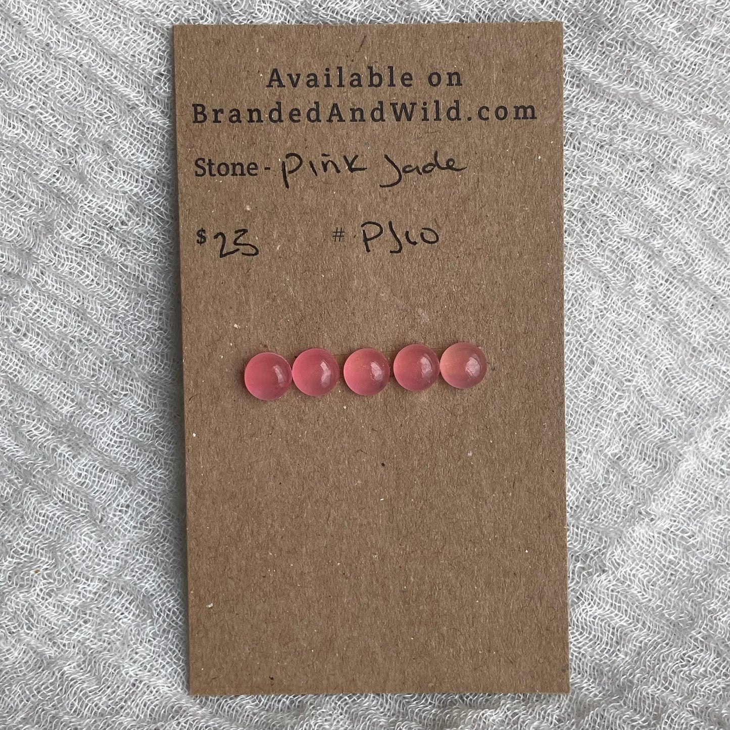 Pink Jade - Cabochon - PJ10